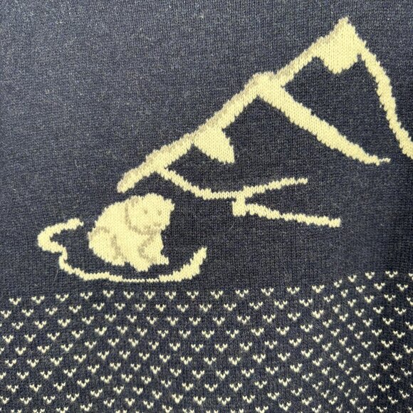 Brooks Brothers Polar Bear English  Lambswool Crewneck Sweater Womens size XL in - Picture 10 of 11